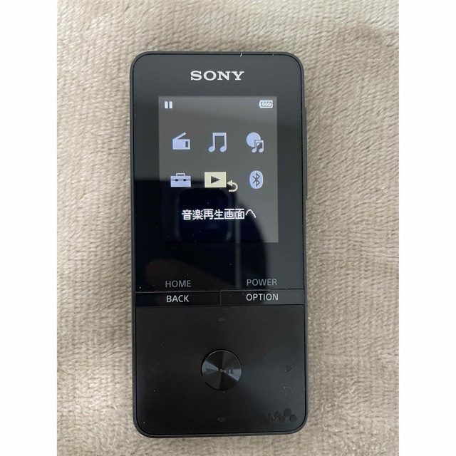 WALKMAN(ウォークマン)の【箱、説明書あり】NW-S313 4GB 黒　エレコムケース付き スマホ/家電/カメラのオーディオ機器(ポータブルプレーヤー)の商品写真