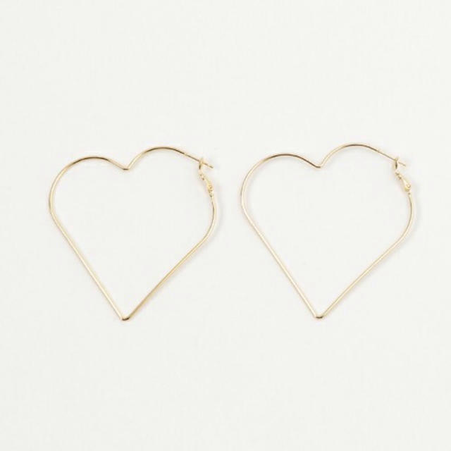 BEAMS(ビームス)のビームス、ハートフープピアス♡ レディースのアクセサリー(ピアス)の商品写真