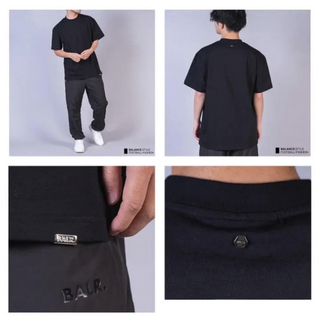 新品 定価1.4万円 BALR. BLANKS BOX Tシャツ ブラック S