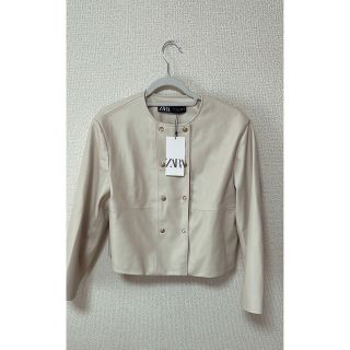 ザラ(ZARA)のZARA ノーカラージャケット　Ｓサイズ(ノーカラージャケット)