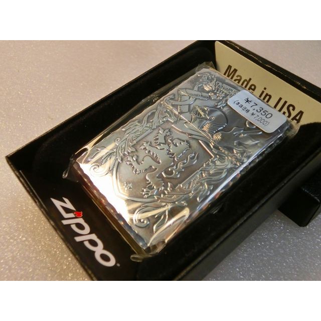 【絶版ジッポ】 新品・未使用品　グリフォン④ 獅子 ZIPPO ライター貴重レア