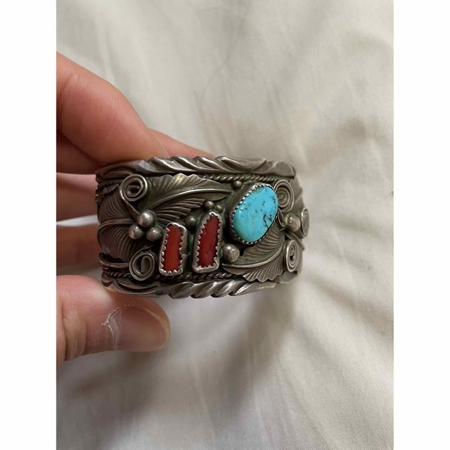 INDIAN JEWELRY - Navajo ナバホ バングル ターコイズ M THOMAS