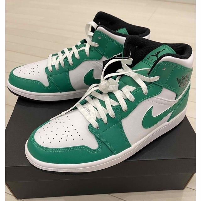 Nike Air Jordan 1 Mid Lucky Green 28.5