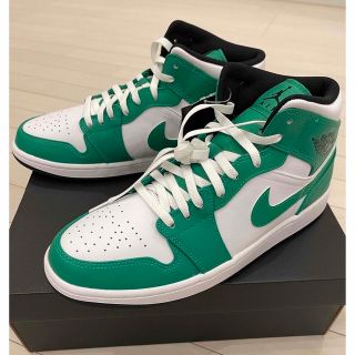 ナイキ(NIKE)のNike Air Jordan 1 Mid Lucky Green 28.5(スニーカー)