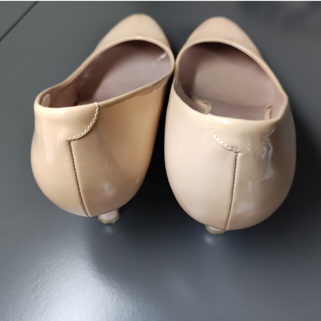 GINZA Kanematsu(ギンザカネマツ)のかねまつ　パンプス　ピンクベージュ　24.5cm レディースの靴/シューズ(ハイヒール/パンプス)の商品写真