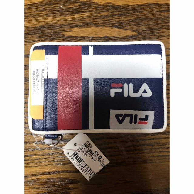 FILA(フィラ)のFILA定期券入れ　青 レディースのファッション小物(名刺入れ/定期入れ)の商品写真