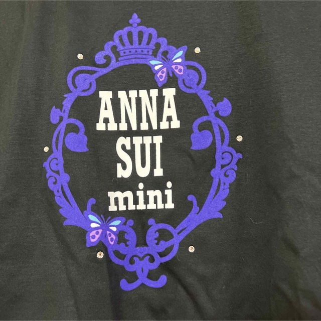 ANNA SUI mini(アナスイミニ)のお値下げしました！新品未使用ANNA SUI mini ロゴカットソー150 キッズ/ベビー/マタニティのキッズ服女の子用(90cm~)(Tシャツ/カットソー)の商品写真