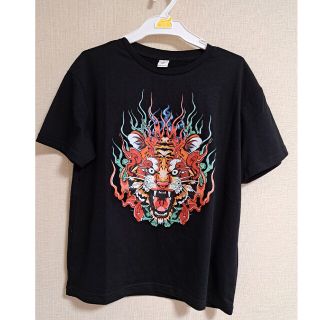 ザラキッズ(ZARA KIDS)のSHEIN 　タイガープリント　Tシャツ(Tシャツ/カットソー)