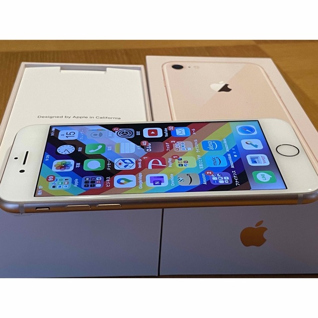 ［美品］※値下げ中 simフリー iPhone8 64GB ゴールド