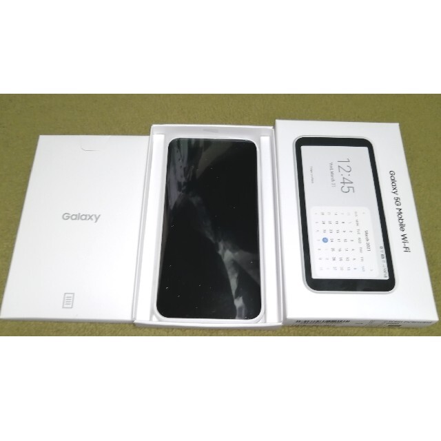 新品未使用Galaxy 5G Mobile Wi-Fi SCR01SWU-