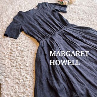 マーガレットハウエル(MARGARET HOWELL)のwitch kumiko様専用　MARGARET HOWELL リネンワンピース(ロングワンピース/マキシワンピース)