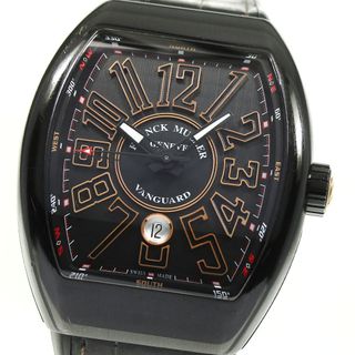 フランクミュラー FRANCK MULLER 6000HSCDT マスタースクエア K18WG デイト 自動巻き メンズ _743200