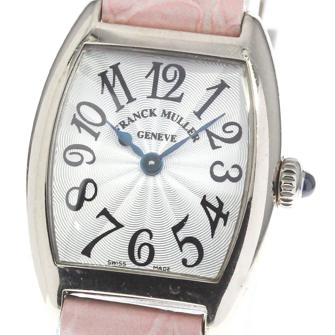 FRANCK MULLER(フランクミュラー)のフランクミュラー FRANCK MULLER 2251QZMOP トノーカーベックス インターミディエ K18WG クォーツ レディース 箱・保証書付き_747087【ev20】 レディースのファッション小物(腕時計)の商品写真