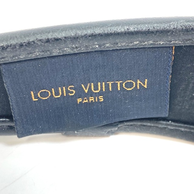 ルイヴィトン LOUIS VUITTON ヘッドバンド SINCE 1854 M77003 ヘアアクセサリー ヘアバンド カチューシャ シルク ブラック 5