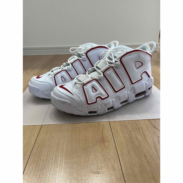 NIKE(ナイキ)のNIKE AIR MORE UPTEMPO "WHITE/VARSITY RED メンズの靴/シューズ(スニーカー)の商品写真