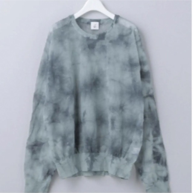 6(ROKU) SUKE TIE DYE MOTIF KNIT PULLOVER