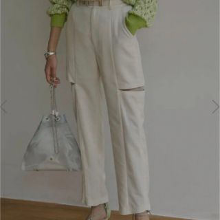 アメリヴィンテージ(Ameri VINTAGE)のアメリヴィンテージCUT OUT STRAIGHT PANTS(その他)