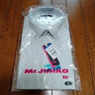 ミスタージュンコ(Mr.Junko)の半袖ワイシャツ　Lサイズ　Mr.JUNKO　スリムタイプ(シャツ)
