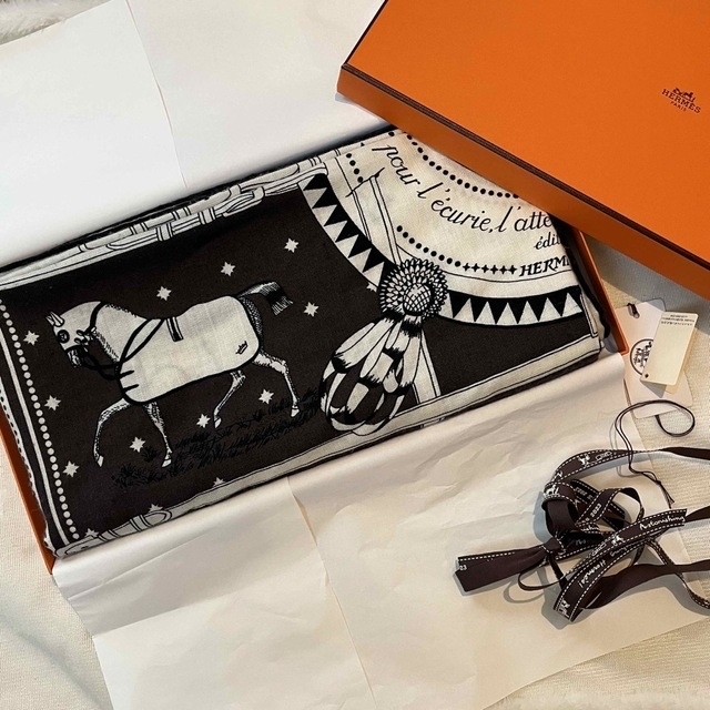 HERMES - エルメス カシシル バンダナ柄 馬着 HERMES HERMES - エルメス カシシル バンダナ柄 馬着 HERMES