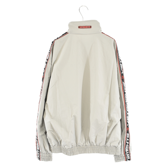 VETEMENTS ヴェトモン 20AW Tape Tracksuit Jacket サイドテープ ジップアップ トラックジャケット グレー UAH21JA065 1