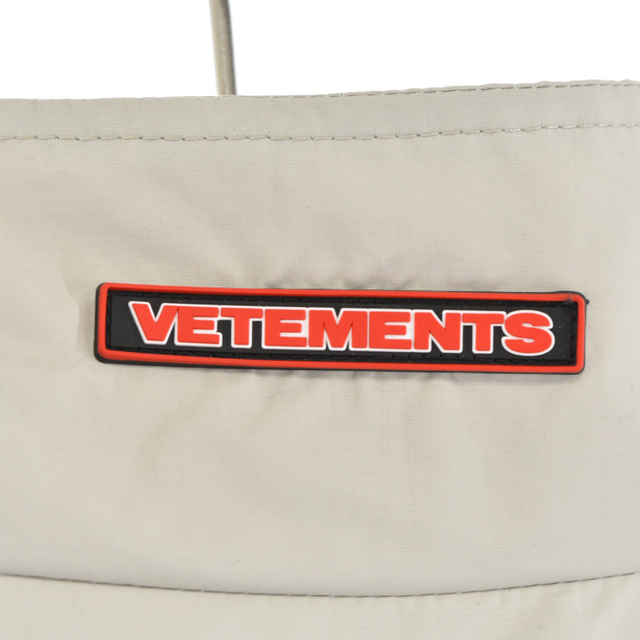 VETEMENTS ヴェトモン 20AW Tape Tracksuit Jacket サイドテープ ジップアップ トラックジャケット グレー UAH21JA065 4