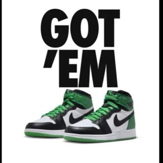 ナイキ(NIKE)のNike GS Air Jordan 1 Retro High OG green(スニーカー)