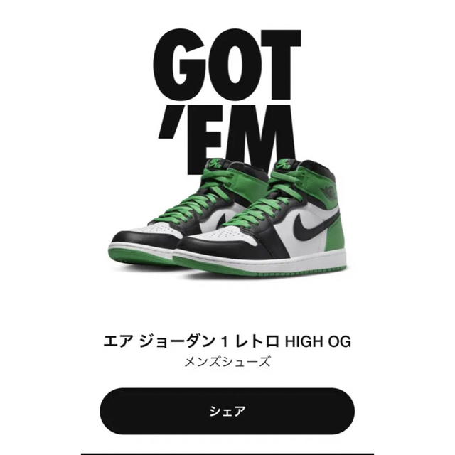 NIKE(ナイキ)のNike Air Jordan 1 Retro High OG 28.0cm メンズの靴/シューズ(スニーカー)の商品写真