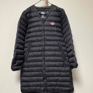 ダントン ロングインナーダウン 黒 サイズ36 ロングダウン ノーカラー