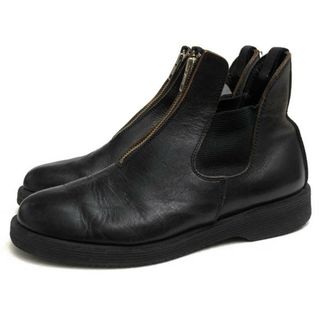 コムデギャルソン(COMME des GARCONS)のコムデギャルソン／COMME des GARCONS サイドゴアブーツ シューズ 靴 メンズ 男性 男性用レザー 革 本革 ブラック 黒  センタージップ プレーントゥ(ブーツ)