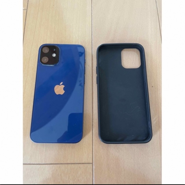 中古　iPhone12 mini 128GB ブルー  スマホ/家電/カメラのスマートフォン/携帯電話(スマートフォン本体)の商品写真