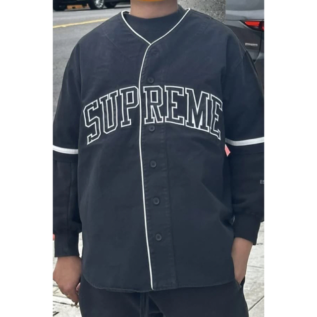 Supreme timberland baseball jersey shirt