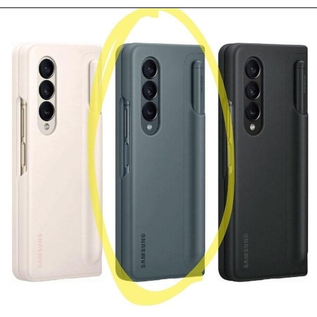 SAMSUNG(サムスン)の【純正】Galaxy Z Fold4 ケース Sペン搭載カバー EF-OF93P スマホ/家電/カメラのスマホアクセサリー(その他)の商品写真