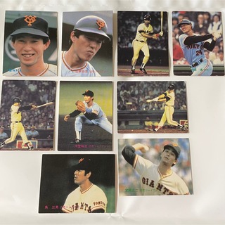 ヨミウリジャイアンツ(読売ジャイアンツ)のカルビープロ野球チップス プロ野球カード(スポーツ選手)
