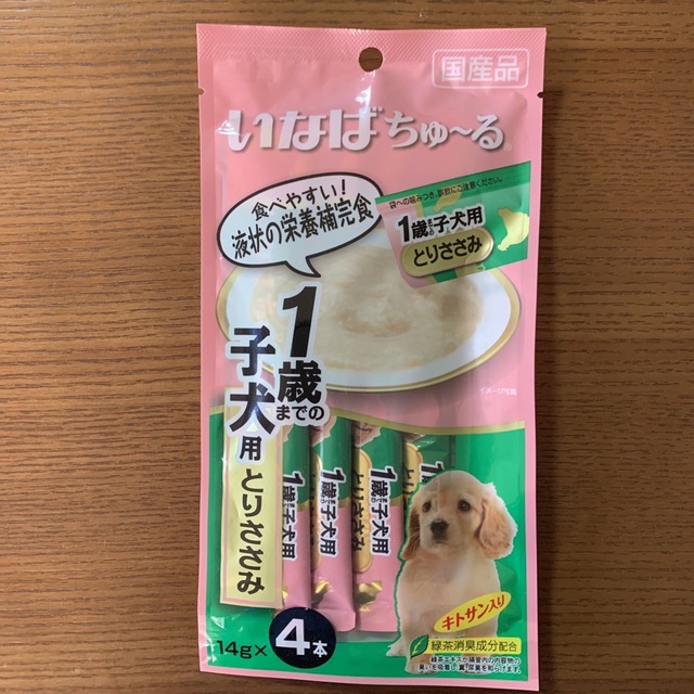 いなば　ちゅーる　子犬　栄養補完食　わんちゃん その他のペット用品(ペットフード)の商品写真