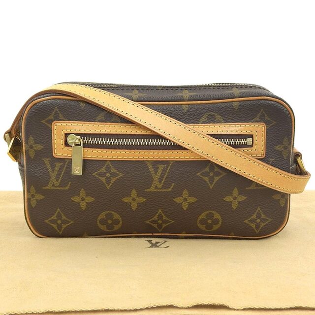 【本物保証】 布袋付 超美品 ルイヴィトン LOUIS VUITTON モノグラム ポシェット シテ ワンショルダーバッグ M51183―特別メンテナンス