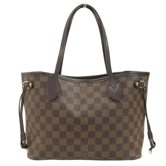 【本物保証】 超美品 ルイヴィトン LOUIS VUITTON ダミエ ネヴァーフルPM トートバッグ ショルダーバッグ エベヌ N51109 軽い 定番Aランク詳細