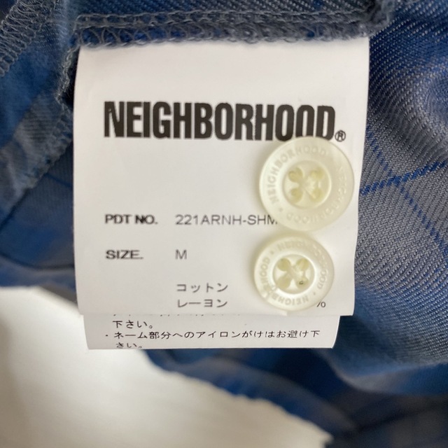 neighborhood 長袖シャツ チェック Mサイズ