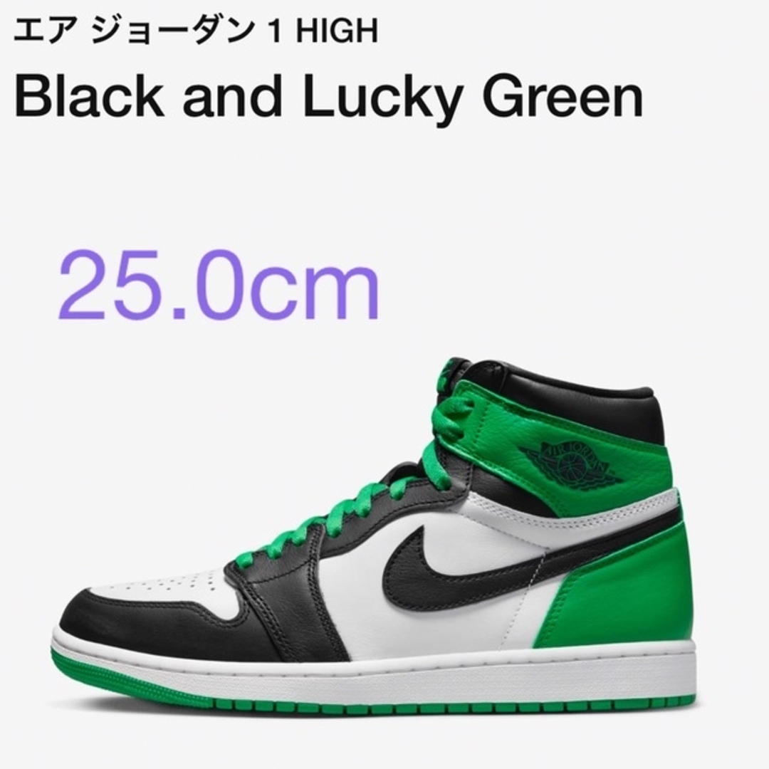 Jordan Brand（NIKE）(ジョーダン)のナイキ エア ジョーダン 1 レトロ HIGH OG ラッキー グリーン メンズの靴/シューズ(スニーカー)の商品写真