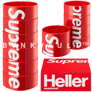 シュプリーム(Supreme)のSupreme シュプリーム 23ss 新作 Heller Bowls 赤 新品(食器)