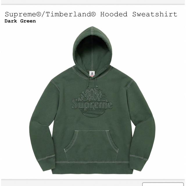 Supreme(シュプリーム)のSupreme Timberland Hooded Sweatshirt XL メンズのトップス(パーカー)の商品写真