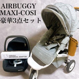 エアバギー(AIRBUGGY)の超豪華　3点セット　エアバギー　フロムバース　チャイルドシート　アダプター(ベビーカー/バギー)