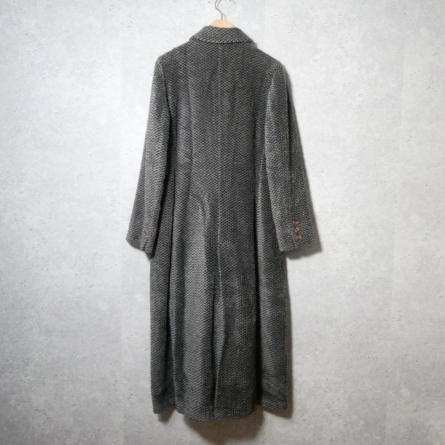 美品 GIORGIO ARMANI ストライプ ロング ステンカラーコート | www