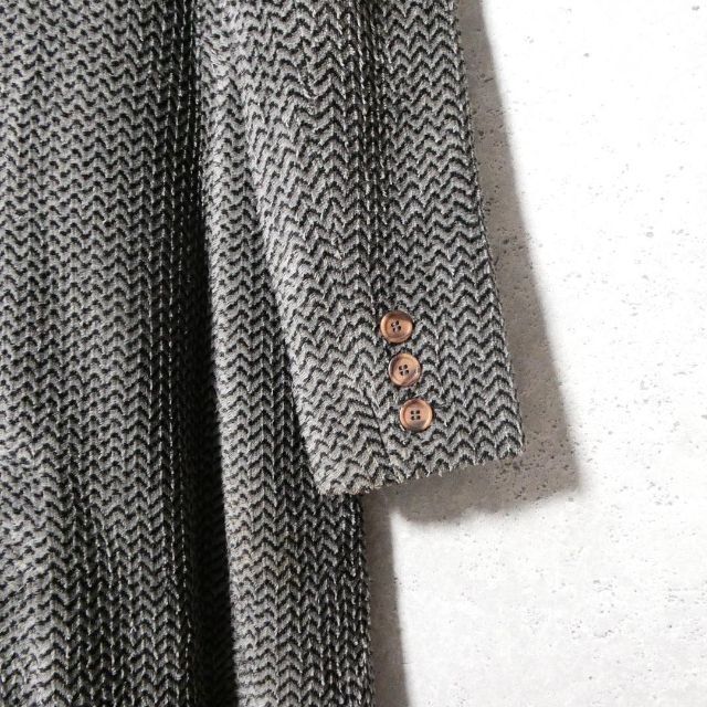 美品 GIORGIO ARMANI ストライプ ロング ステンカラーコート | www