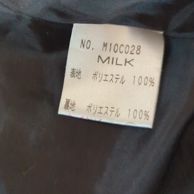 milk 花柄ハートボタンワンピース(美品)