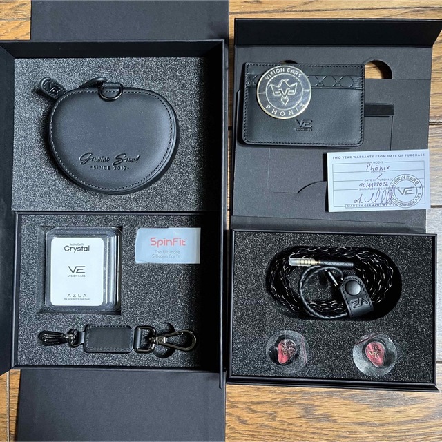 美品) Vision Ears PHÖNIX (Phonix) ブラックの通販 by 暇な 美品) Vision Ears PHÖNIX (Phonix) ブラックの通販 by 暇な