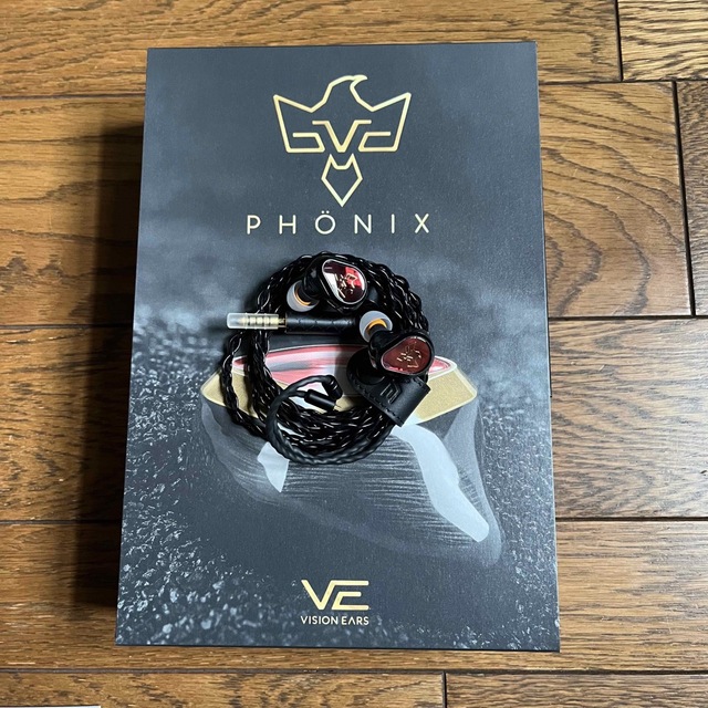 美品) Vision Ears PHÖNIX (Phonix) ブラックの通販 by 暇な 美品) Vision Ears PHÖNIX (Phonix) ブラックの通販 by 暇な