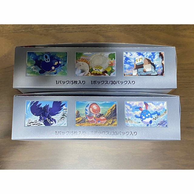 シュリンク付　ポケモンカード スノーハザード 3BOX クレイバースト 4BOX