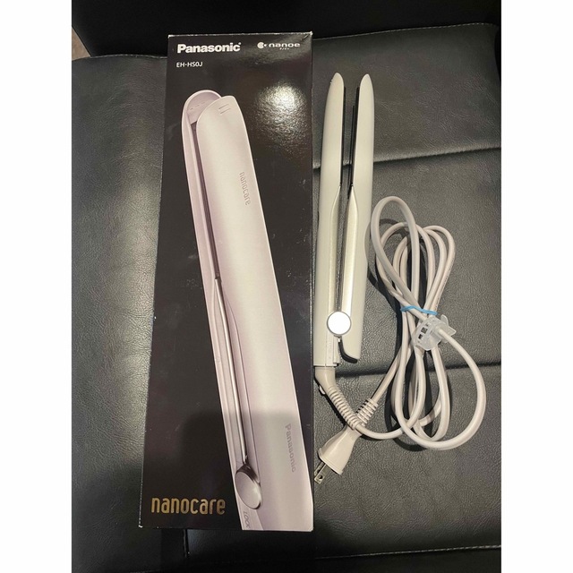 Panasonic - Panasonic ストレートアイロン ナノケア ホワイト EH-HS0J