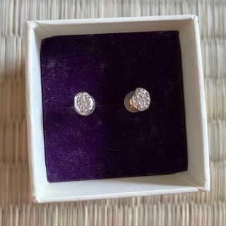 プラチナ・ダイヤ　シンプルピアス(ピアス)