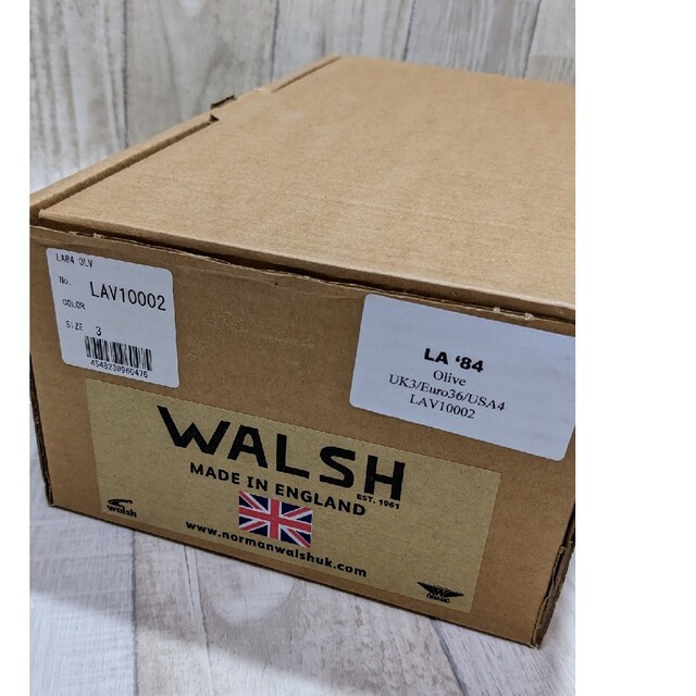 Walsh(ウォルシュ)の展示未使用品★WALSH ウォルシュ LA'84 オリーブ 22cm相当 UK3 レディースの靴/シューズ(スニーカー)の商品写真